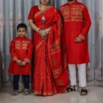 বাচ্চা সহ শাড়ি পাঞ্জাবি কাঁপল সেট BCP#08